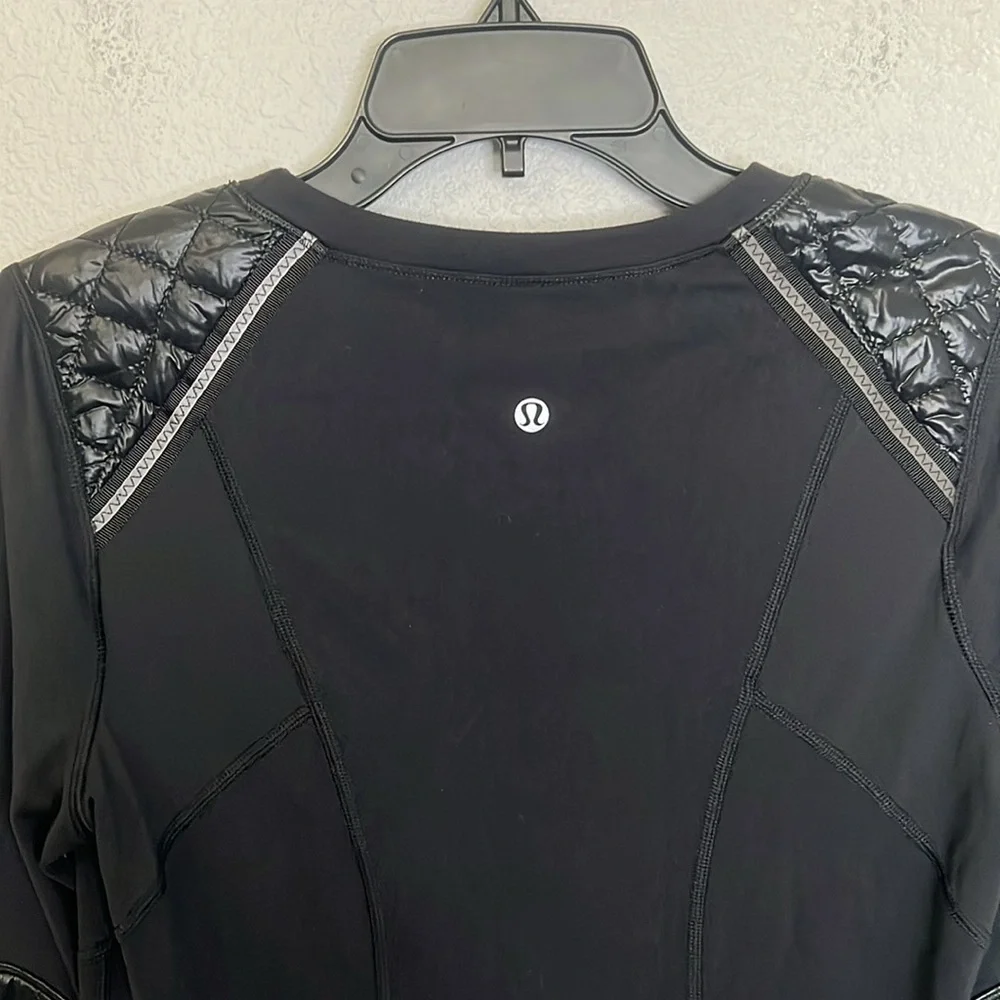 Lululemon Run Ice Queen Long Sleeve Black Size 6